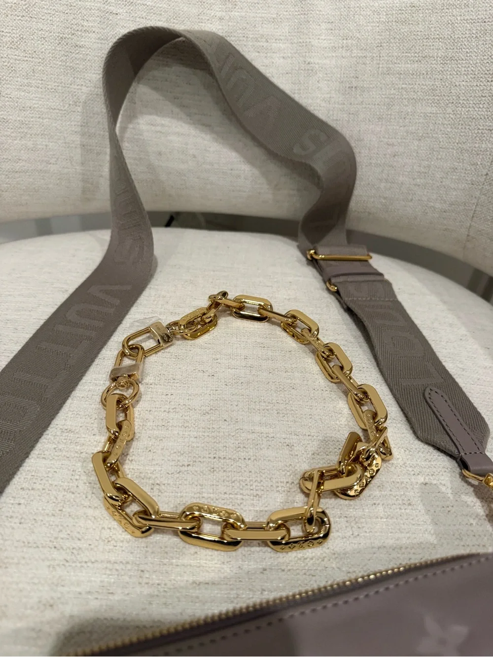 Louis Vuitton Coussin PM Taupe Monogram Lambskin Bag